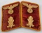 WWII GERMAN POLITICAL LEADER OFFFICERS COLLAR TABS