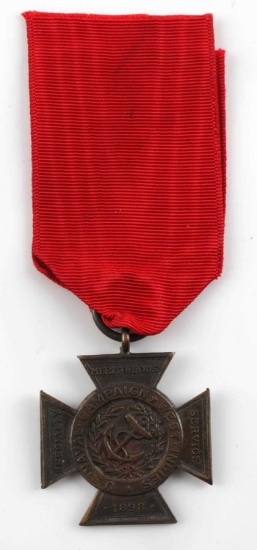 US SPANISH AMERICAN WAR WEST INDIES CAMPAIGN MEDAL