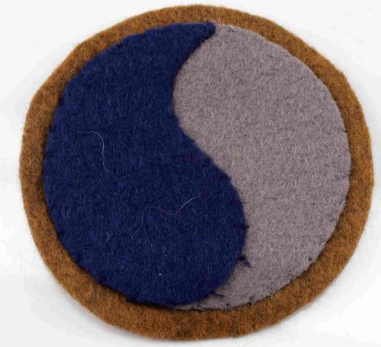 WWI US AEF ARMY 29TH INFANTRY SHOULDER PATCH