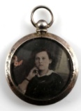 WWII GERMAN AUSCHWITZ PHOTO LOCKET UNIFORM PIECE