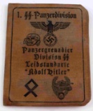 GERMAN WWII WAFFEN SS OFFICER ADOLF HITLER DIV ID