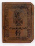 WWII GERMAN ADOLF HITLER IDENTIFICATION BOOKLET