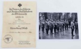 WWII GERMAN THIRD REICH IRON CROSS AWARD DOCUMENT