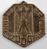 WWII GERMAN AMERICAN BUND 1935 NEW YORK VDG MEDAL