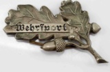 GERMAN WWII WEHRSPORT MILITARY SPORT CAP BADGE