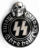 WWII GERMAN WAFFEN SS MEMBERSHIP PARTY BADGE