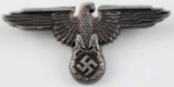 GERMAN WWII WAFFEN SS OFFICERS VISOR CAP EAGLE