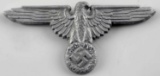 WWII GERMAN THIRD REICH SS OFFICER'S VISOR EAGLE