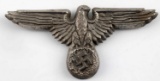 WWII GERMAN THIRD REICH SS OFFICER'S VISOR EAGLE