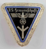 WWII GERMAN THIRD REICH 1933 NS FRAUENSCHAFT BADGE