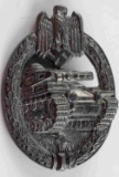 WWII GERMAN WEHRMACHT SILVER TANK ASSAULT BADGE