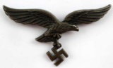 GERMAN WWII LUFTWAFFE NCO VISOR CAP EAGLE