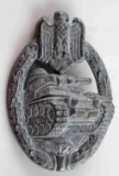 WWII GERMAN ARMY HEER SILVER TANK ASSAULT BADGE