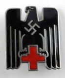 WWII GERMAN THIRD REICH DEUTCHES RED CROSS BADGE