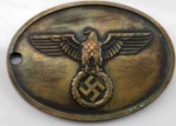 WWII GERMAN WAFFEN SS GEMEINDE KRIMINAL POLICE ID