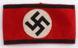 WWII GERMAN WAFFEN SS SHULTZ STAFFEL ARM BAND