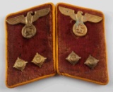 PAIR OF WWII GERMAN NSDAP OFFICERS COLLAR TABS