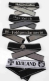 GERMAN WWII WAFFEN SS CUFF TITLES