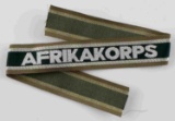 GERMAN WWII ARMY AFRIKA KORPS OFFICERS CUFF TITLE