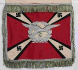 WWII GERMAN LUFTWAFFE  ARTILLERY TRUMPET BANNER