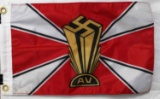 WWII GERMAN AMERICAN BUND AV SWASTIKA BANNER FLAG