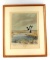 ROLAND CLARK HAND COLORED & SIGNED VINTAGE PRINT