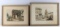 VINTAGE PARIS CITYSCAPE COLORED FRENCH ETCHING LOT