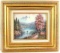 REALIST MOUNTAIN LANDSCAPE OIL PAINTING