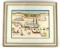 SALLIE MANET ALABAMA WATERCOLOR FOLK ART ORIGINAL