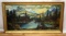 ORIGINAL VINTAGE WESTERN LANDSCAPE OIL PAINTING