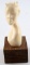 ANTIQUE AFRICAN HAND CARVED IVORY BUST MINI