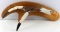 DAVID SEMONES SIGNED ANTLER CARVED BALD EAGLE