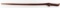 ANTIQUE HAND CARVED FLAMINGO SWAGGER STICK CANE