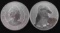 2 OZ SILVER AUSTRALIAN KOOKABURRA COIN LOT OF 3