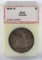 1875 S EF40 CLEANED PCI SILVER TRADE DOLLAR