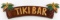 WOODEN BAMBOO PALM TREE TIKI BAR SIGN 22 INCHES