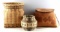 NATIVE AMERICAN CHEROKEE & ALGONQUIN BASKET LOT