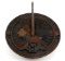 CONTEMPORARY CAST IRON SUNDIAL WITH DESIGN