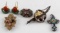 VICTORIAN COSTUME DAGGER & TAMBOURINE LOT 2-6.7cm