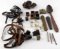 8 JEWISH RELIGIOUS ITEMS WWII ERA & LATER TEFILLIN