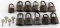 11 SEABOARD COAST LINE RAILROAD BRASS SIGNAL LOCKS