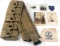 WWI WWII MILITARY PHOTO  AMMO BELT PATCH LOT