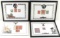 LOT OF 16 WWII GERMAN STAMPS RAD SWASTIKA MORE