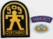 WWII AMERICAN 509TH AIRBORNE GERONIMO PATCH TRIO