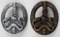WWII THIRD REICH ANTIPARTISAN WARFARE BADGES LOT