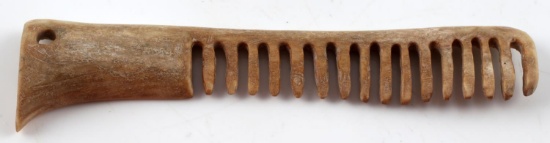 5 INCH BONE COMB ARTIFACT EASTERN CENTRAL US