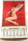 1955 VINTAGE MARILYN MONROE NUDE CALENDAR