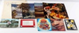 COLD WAR ERA  POSTCARD & BERLIN WALL PIECE LOT