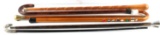 ANTIQUE WALKING CANE STICK LOT OF 6 VARIED