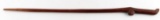 ANTIQUE HAND CARVED FLAMINGO SWAGGER STICK CANE